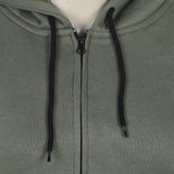 Women Full Sleeves Hoodie Jacket - Olive Green, Women Sweatshirts & Hoodies, Chase Value, Chase Value