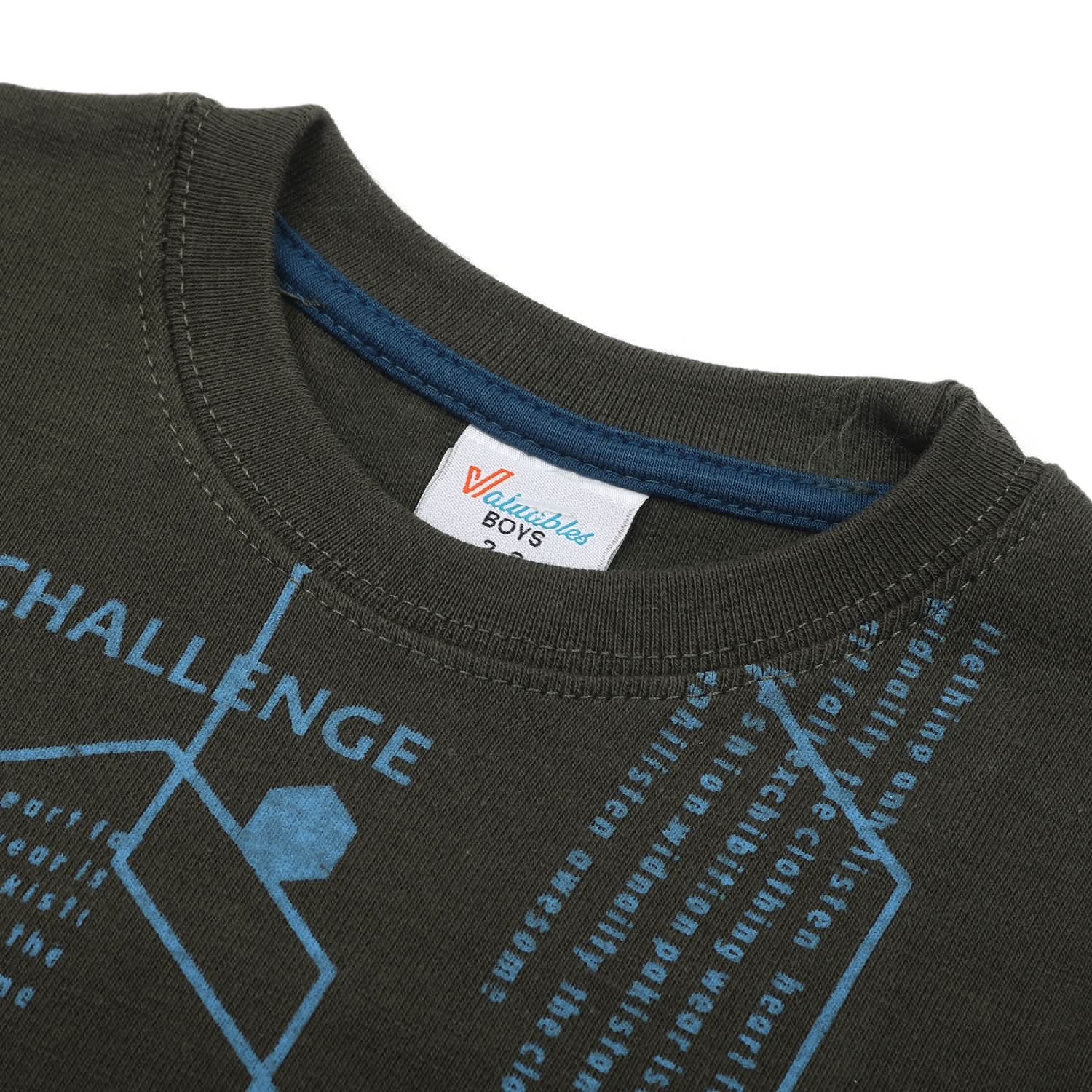 Boys Full Sleeves SweatShirt - Olive, Boys Hoodies & Sweat Shirts, Chase Value, Chase Value