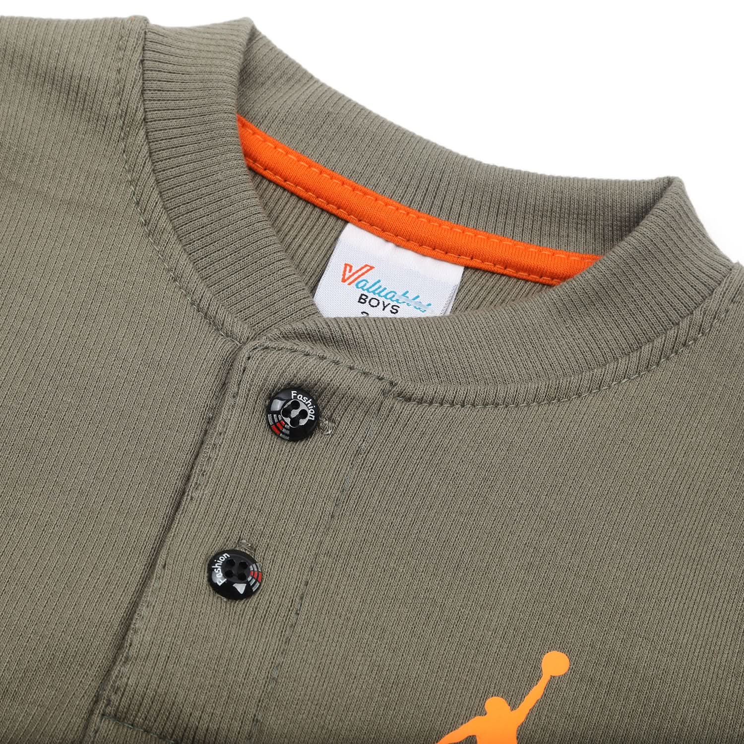 Boys Full Sleeves SweatShirt - Light Olive, Boys Hoodies & Sweat Shirts, Chase Value, Chase Value