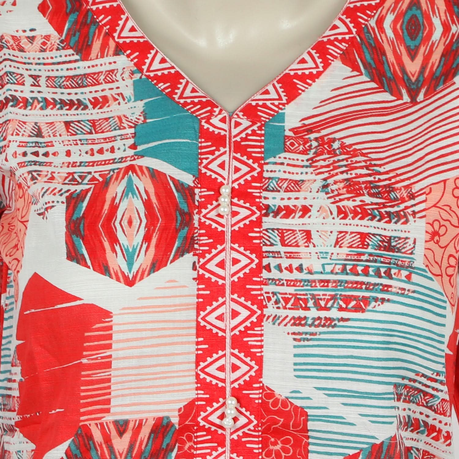 Women's Digital Printed Khaddar 2pcs Suit - Orange, Women Shalwar Suits, Chase Value, Chase Value
