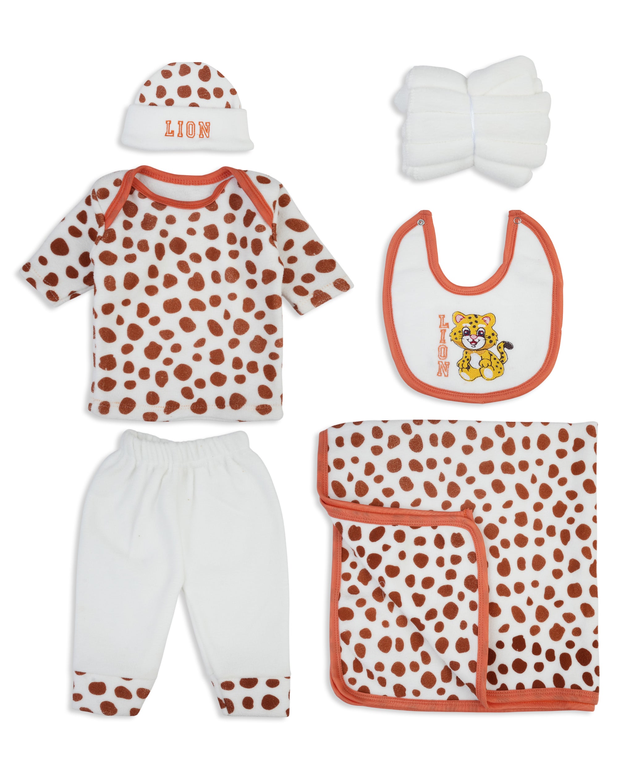 Newborn 9-Piece Hanger Set – Lion, Newborn Gift Set, Chase Value, Chase Value