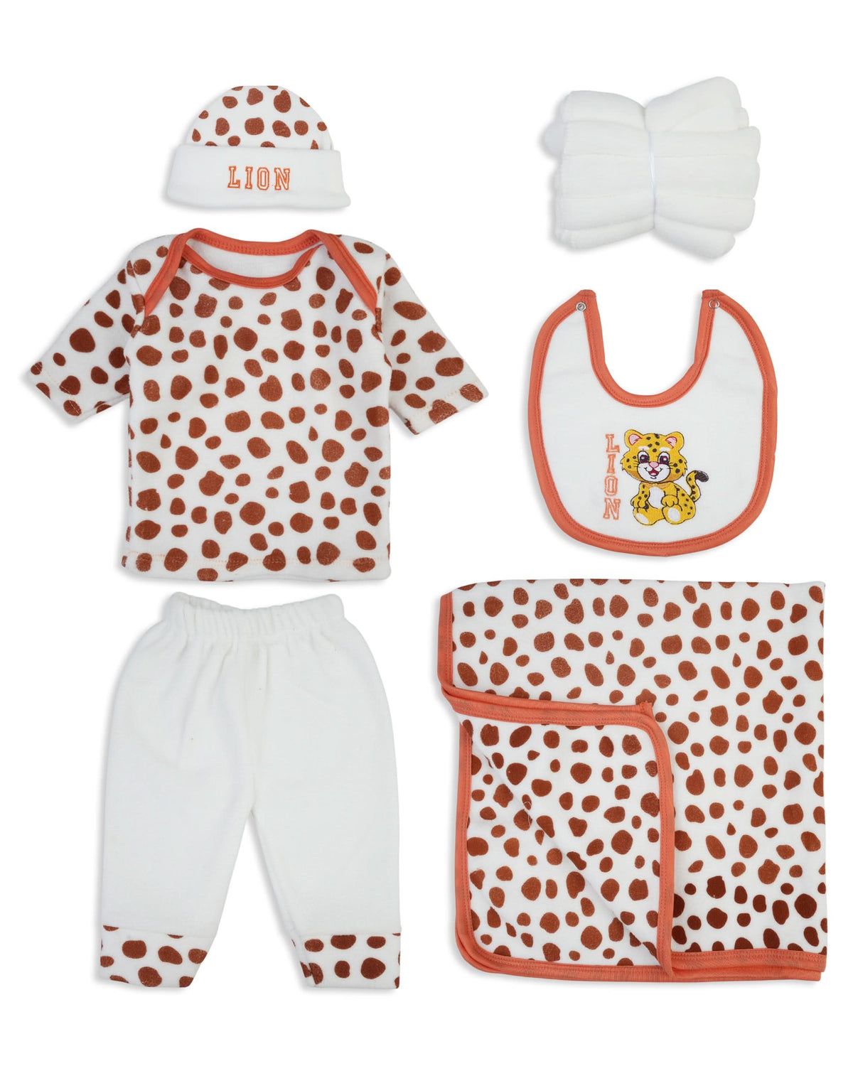 Newborn 9-Piece Hanger Set – Lion, Newborn Gift Set, Chase Value, Chase Value
