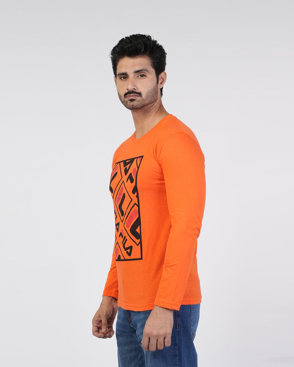 Men’s Printed Full Sleeves T-Shirt, Men's T-Shirts & Polos, Chase Value, Chase Value