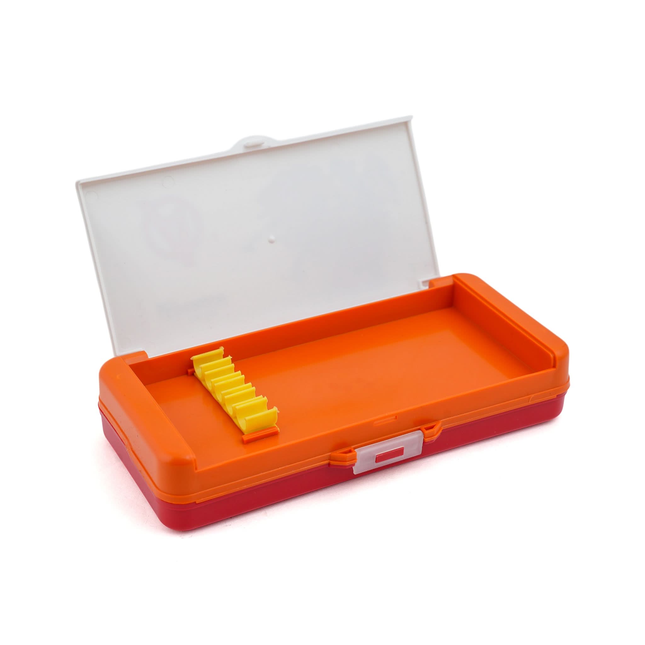 Pencil Box - Orange, Stationery Pouch & Box, Chase Value, Chase Value