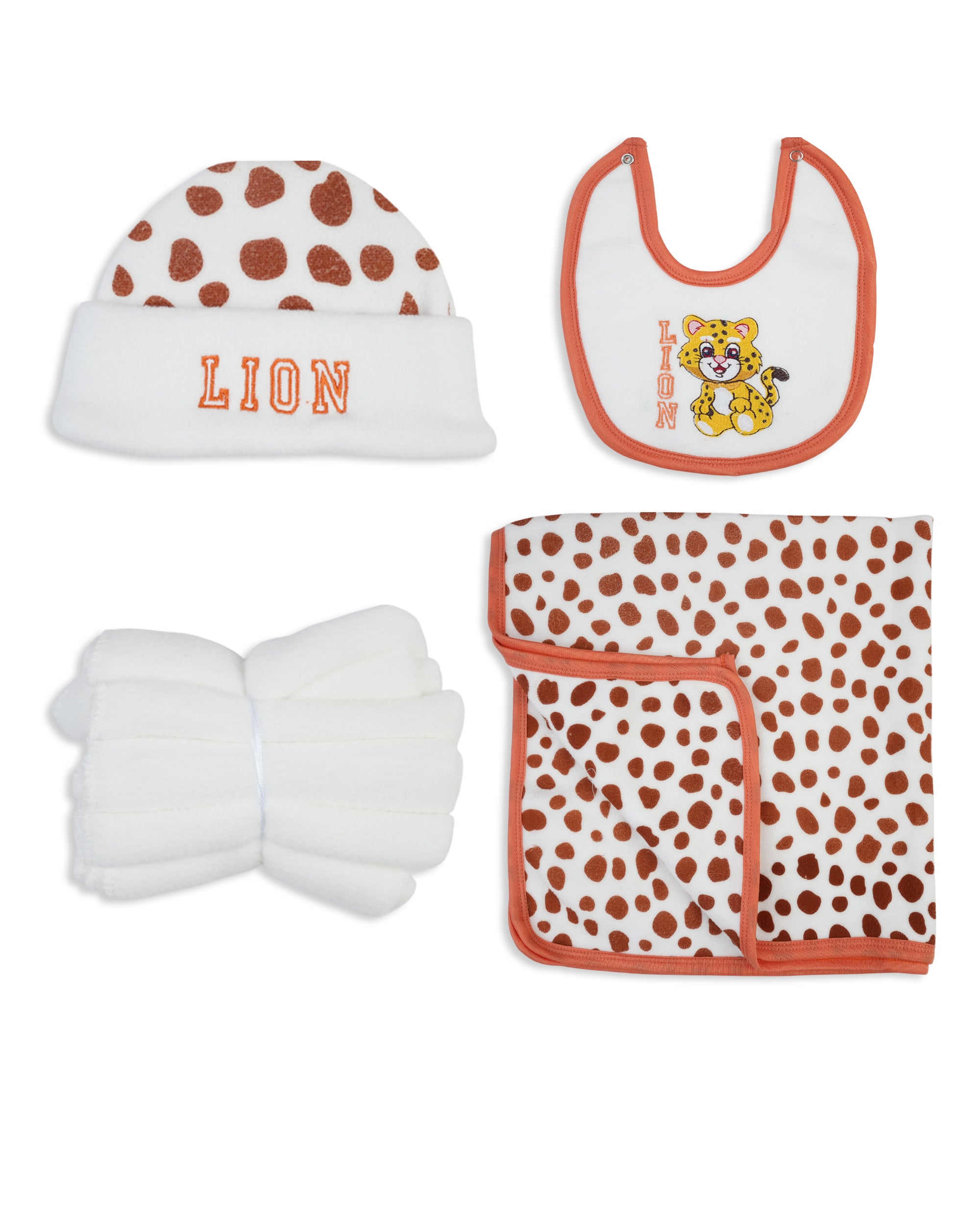 Newborn 9-Piece Hanger Set – Lion, Newborn Gift Set, Chase Value, Chase Value