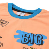 Boys Full Sleeves Round Neck T-Shirt - Orange, Boys T-Shirts, Chase Value, Chase Value