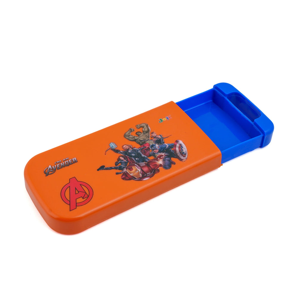Pencil Box - Orange, Stationery Pouch & Box, Chase Value, Chase Value
