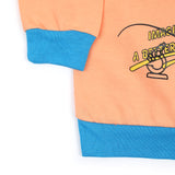Boys Full Sleeves Round Neck T-Shirt - Orange, Boys T-Shirts, Chase Value, Chase Value