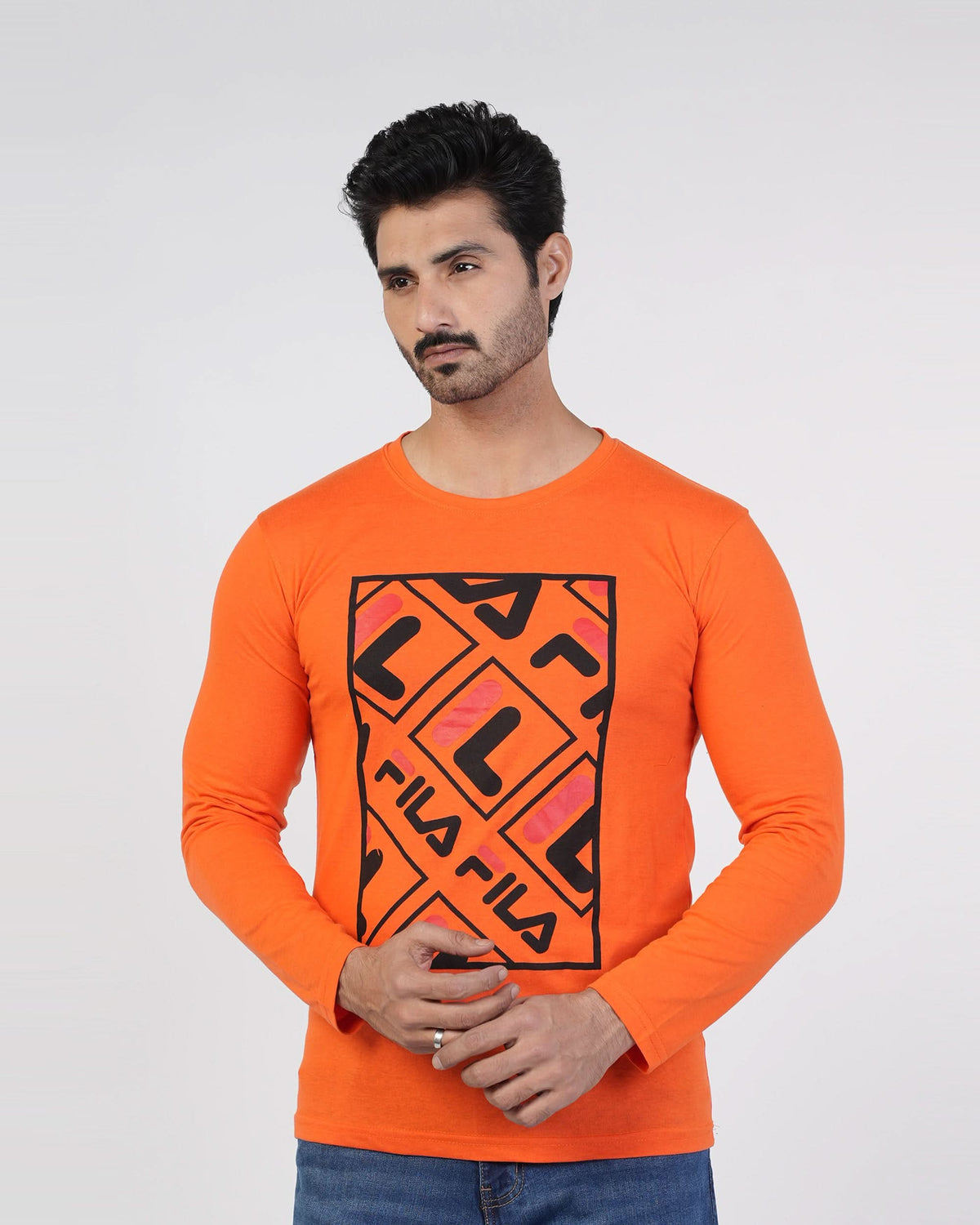Men’s Printed Full Sleeves T-Shirt, Men's T-Shirts & Polos, Chase Value, Chase Value