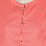 Women's Plain Kurti - Peach, Women Ready Kurtis, Chase Value, Chase Value