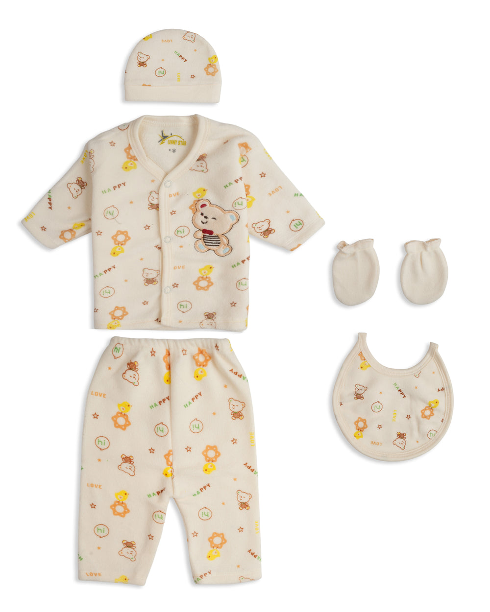 Newborn 5-Piece Set – Emb, Newborn Gift Set, Chase Value, Chase Value