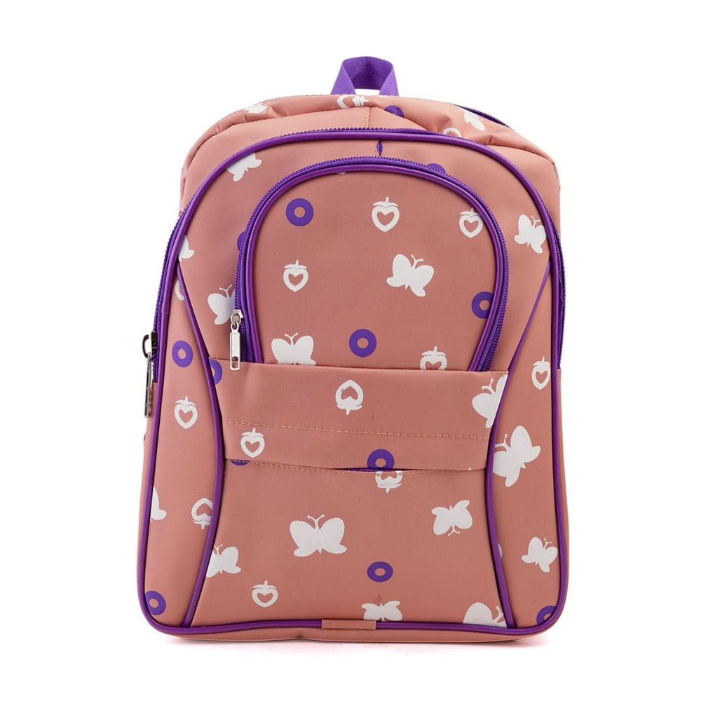 Kids School Backpack 14" Zee-221 - Peach, School Bags, Chase Value, Chase Value