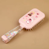 Portable & Cute Mini Hair Brush For Girls, Comb & Mirror, Chase Value, Chase Value