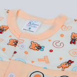 Newborn Boys Half Sleeves Suit - Peach, Newborn Boys Sets & Suits, Chase Value, Chase Value