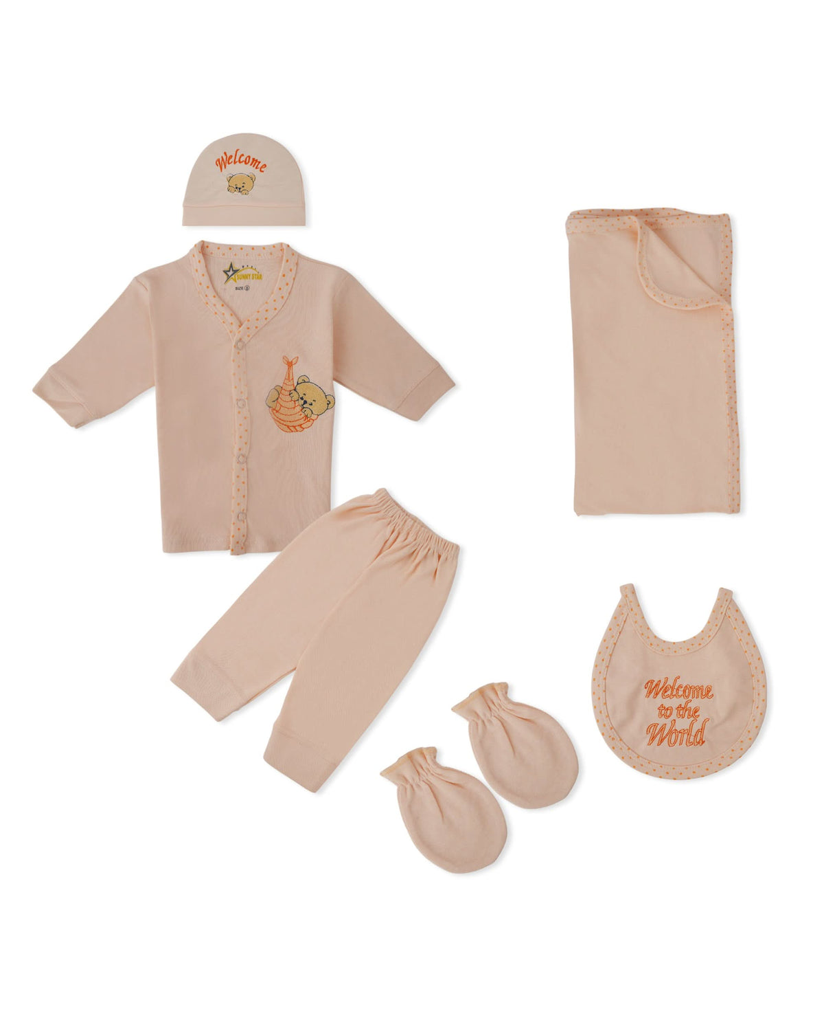 Newborn 6Pcs Gift Set, Newborn Gift Set, Chase Value, Chase Value