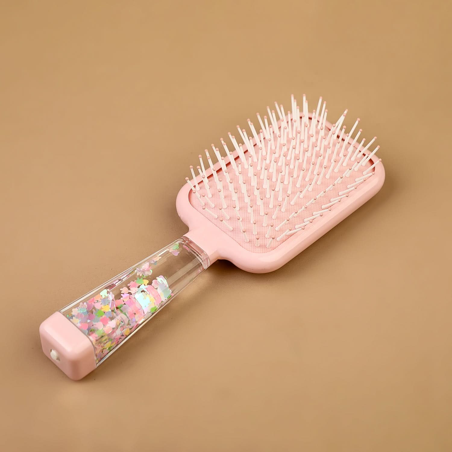Portable & Cute Mini Hair Brush For Girls, Comb & Mirror, Chase Value, Chase Value
