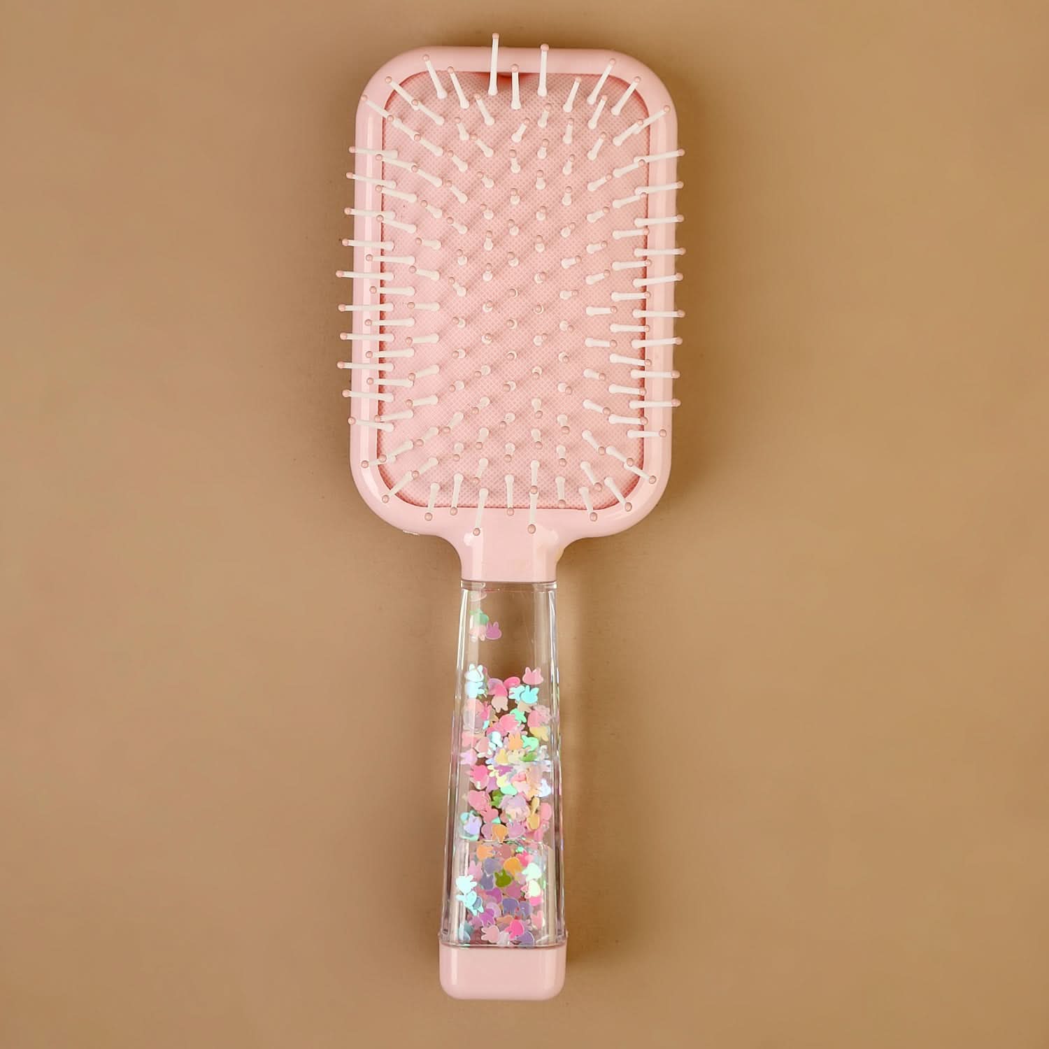 Portable & Cute Mini Hair Brush For Girls, Comb & Mirror, Chase Value, Chase Value