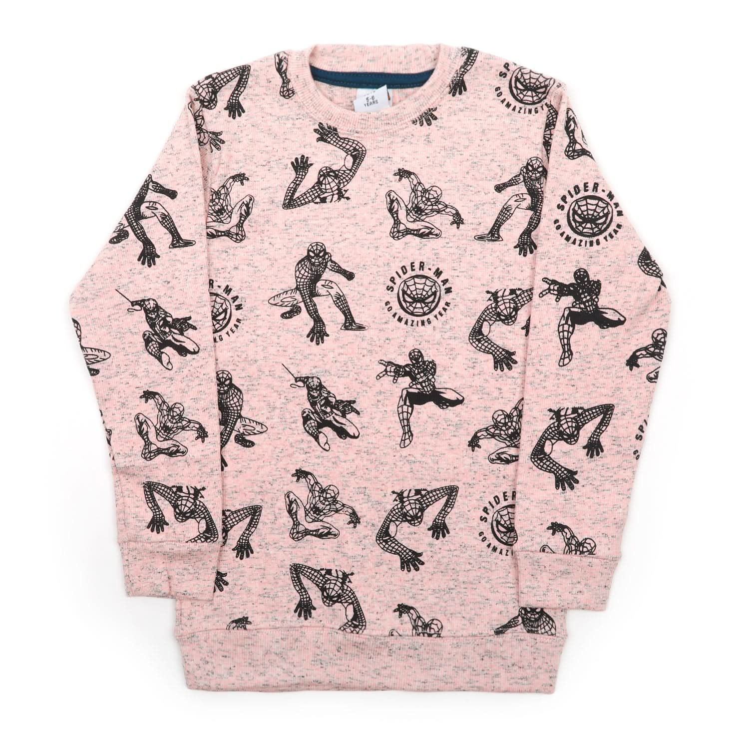 Boys Full Sleeves SweatShirt - Peach, Boys Hoodies & Sweat Shirts, Chase Value, Chase Value