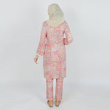 Women's Printed Linen Co-Ord Set - Pink, Women Co-Ord Set, Chase Value, Chase Value