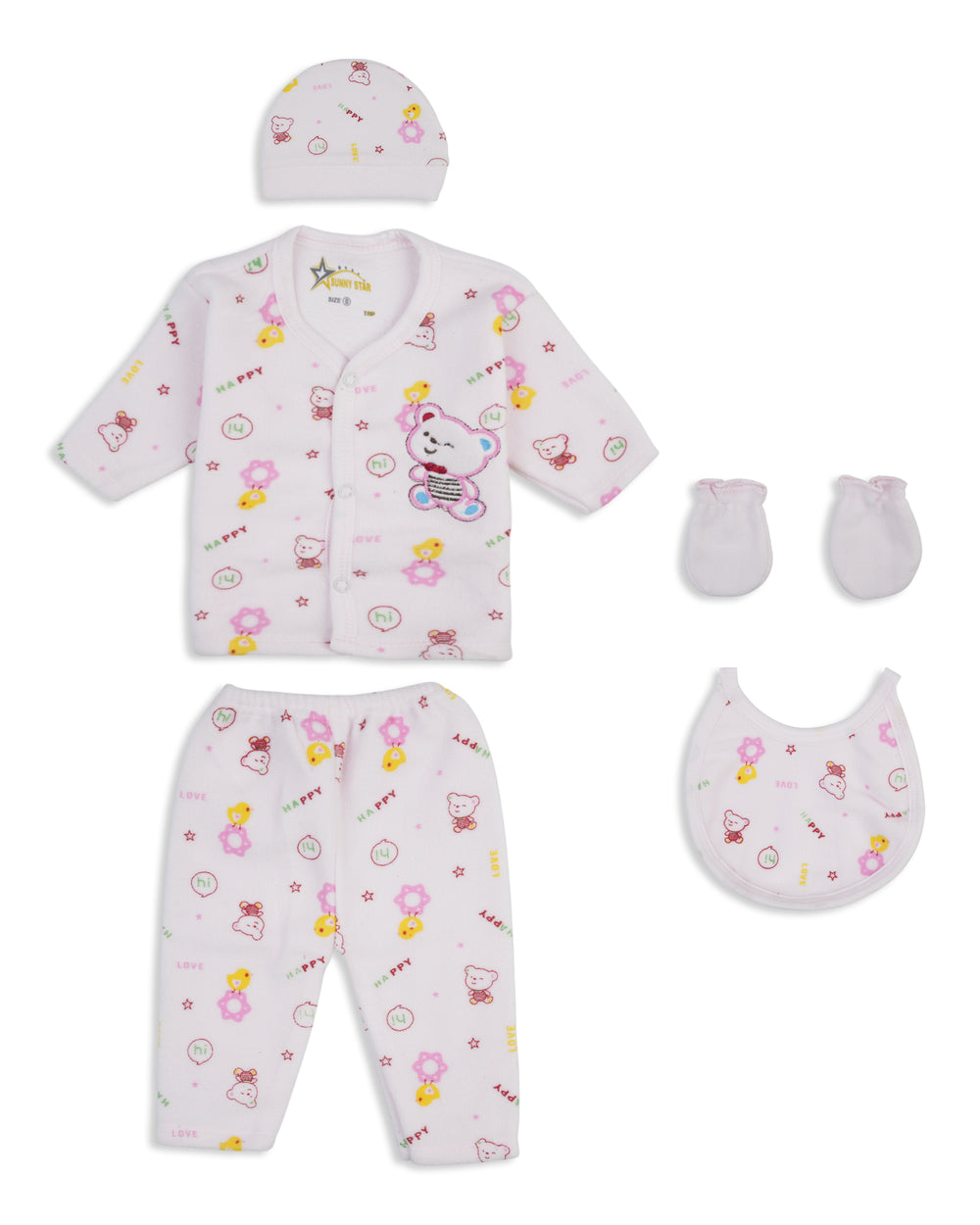 Newborn 5-Piece Set – Emb, Newborn Gift Set, Chase Value, Chase Value