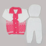 Newborn Boys Full Sleeves Suit - Pink, Newborn Boys Sets & Suits, Chase Value, Chase Value