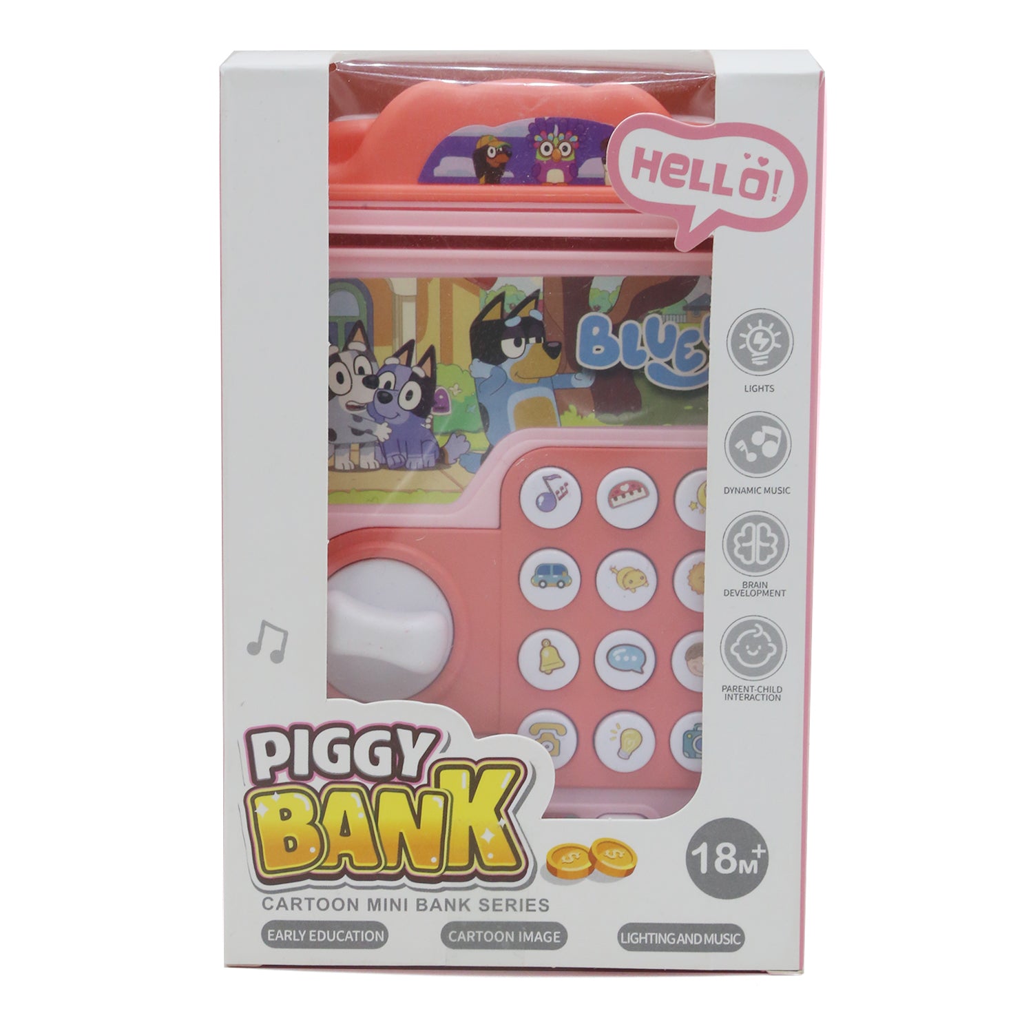 Money Bank - Home Storage Money Box - Pink, Educational Toys, Chase Value, Chase Value