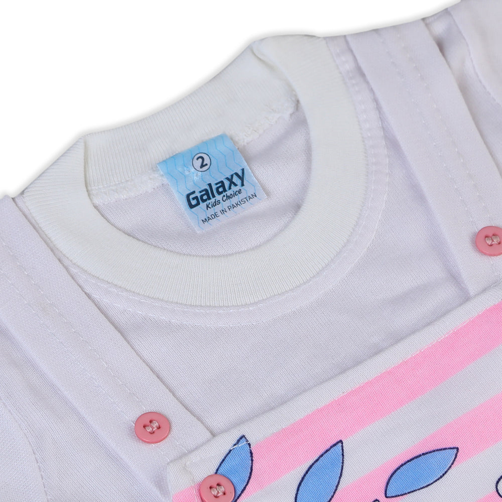 Newborn Boys Half Sleeves Romper - Pink, Newborn Boys Rompers, Chase Value, Chase Value