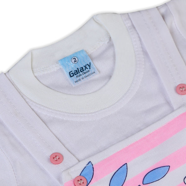 Newborn Boys Half Sleeves Romper - Pink