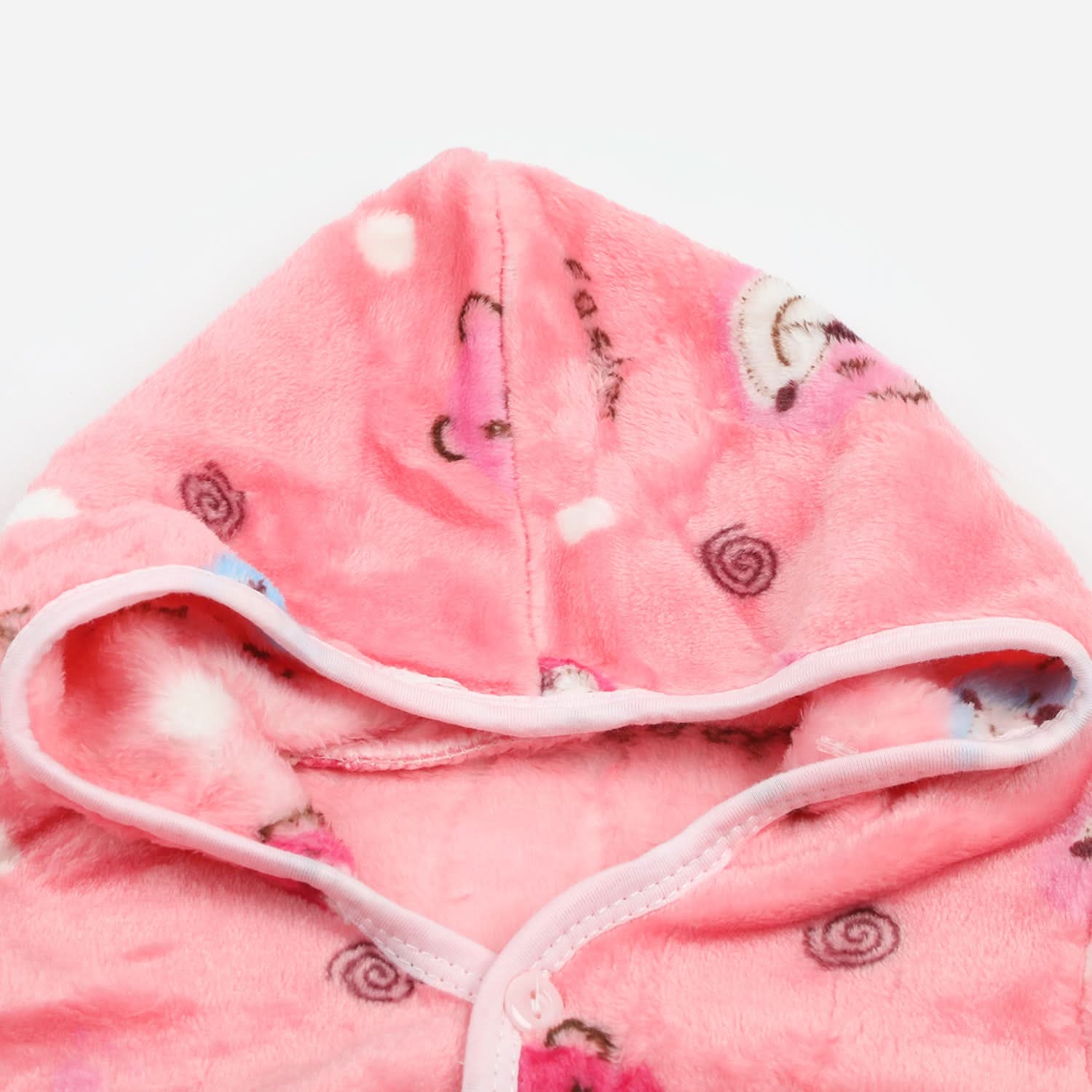 Newborn Boys Sull Sleeves Hooded Suit - Pink, Newborn Boys Sets & Suits, Chase Value, Chase Value