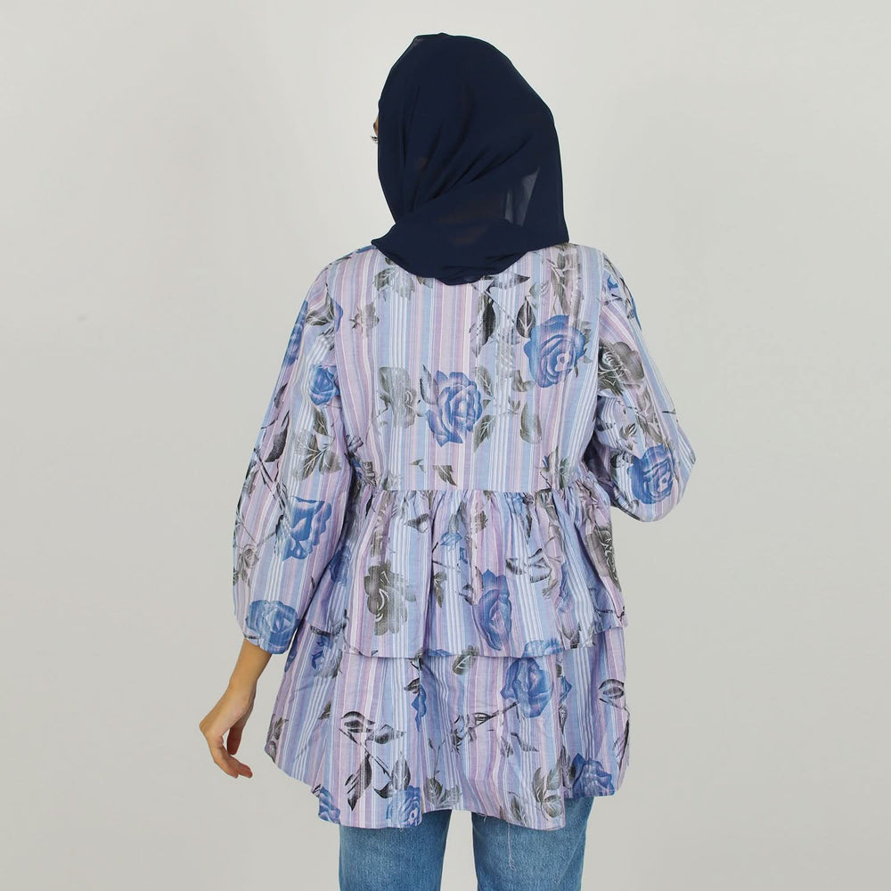 Women's printed Western Top - Purple, Women T-Shirts & Tops, Chase Value, Chase Value