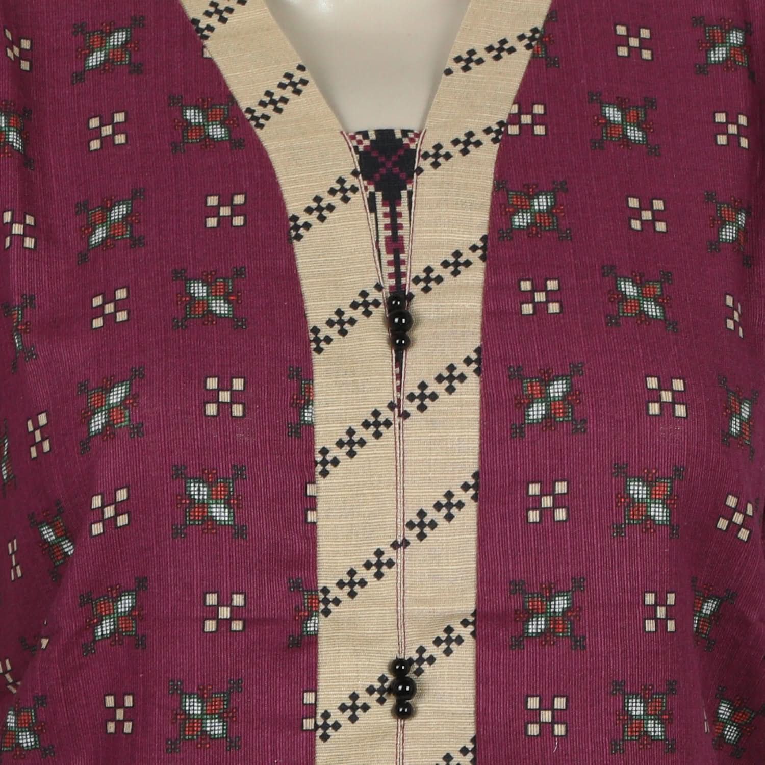 Women's Digital Printed Khaddar 2pcs Suit - Purple, Women Shalwar Suits, Chase Value, Chase Value