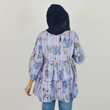 Women's printed Western Top - Purple, Women T-Shirts & Tops, Chase Value, Chase Value