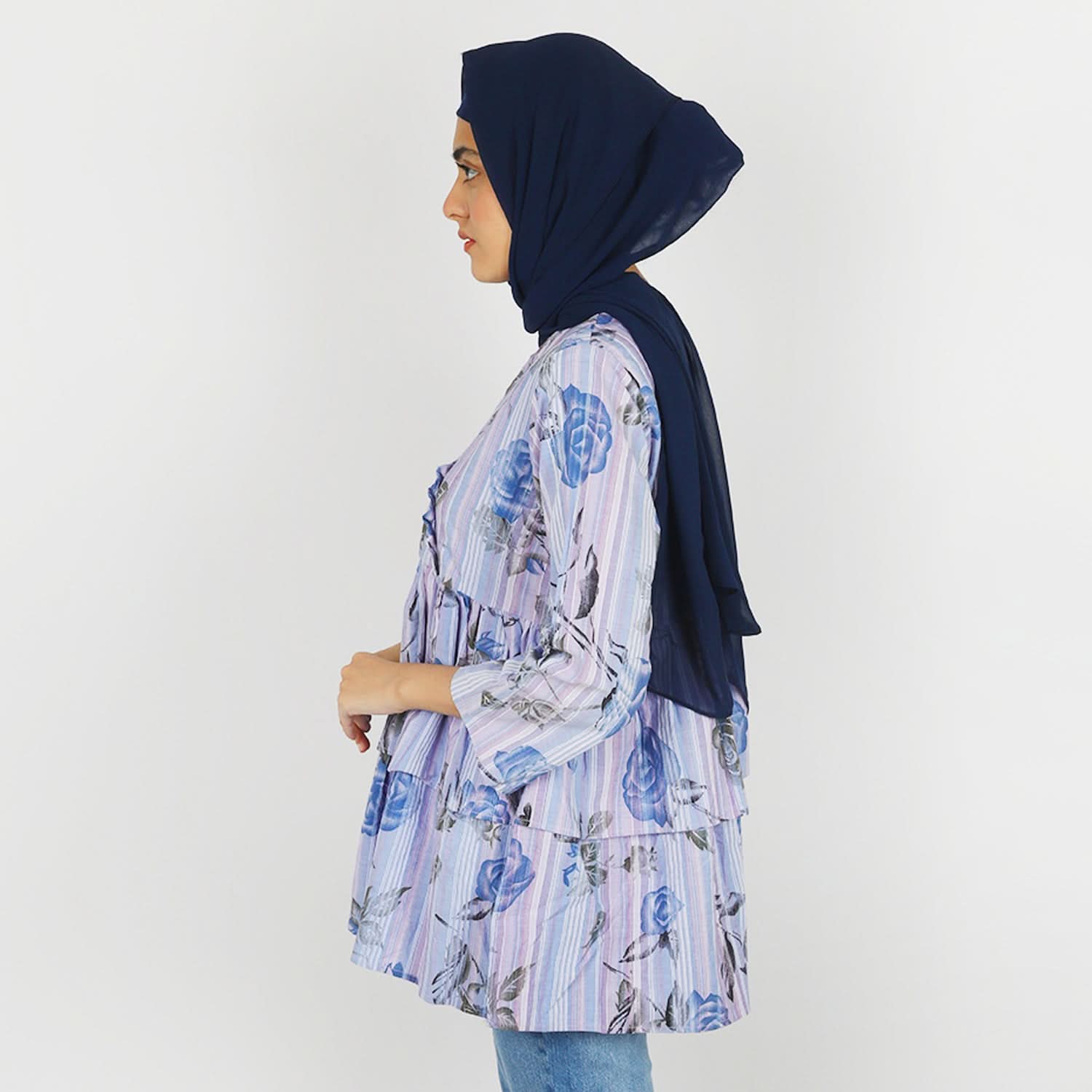 Women's printed Western Top - Purple, Women T-Shirts & Tops, Chase Value, Chase Value