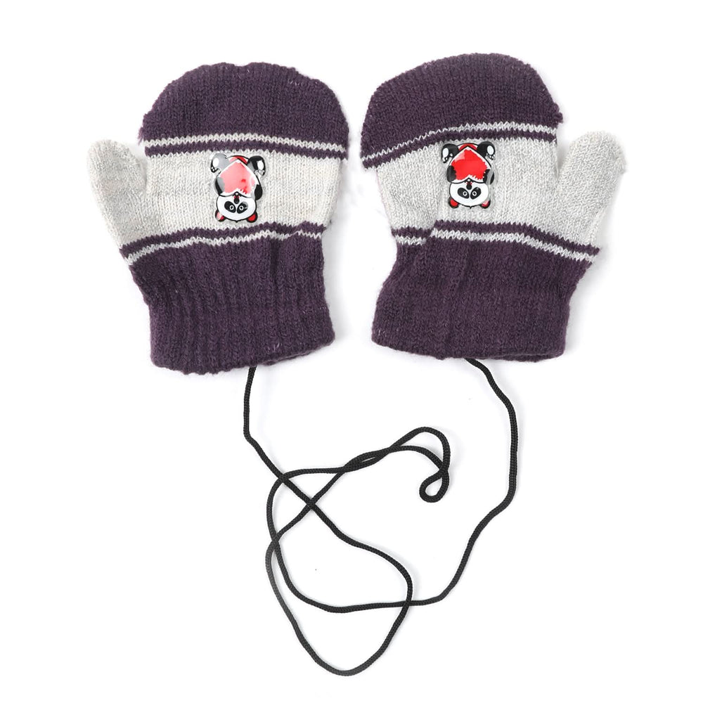 Newborn Woolen Gloves - Purple, Newborn Caps, Shoes & Socks, Chase Value, Chase Value