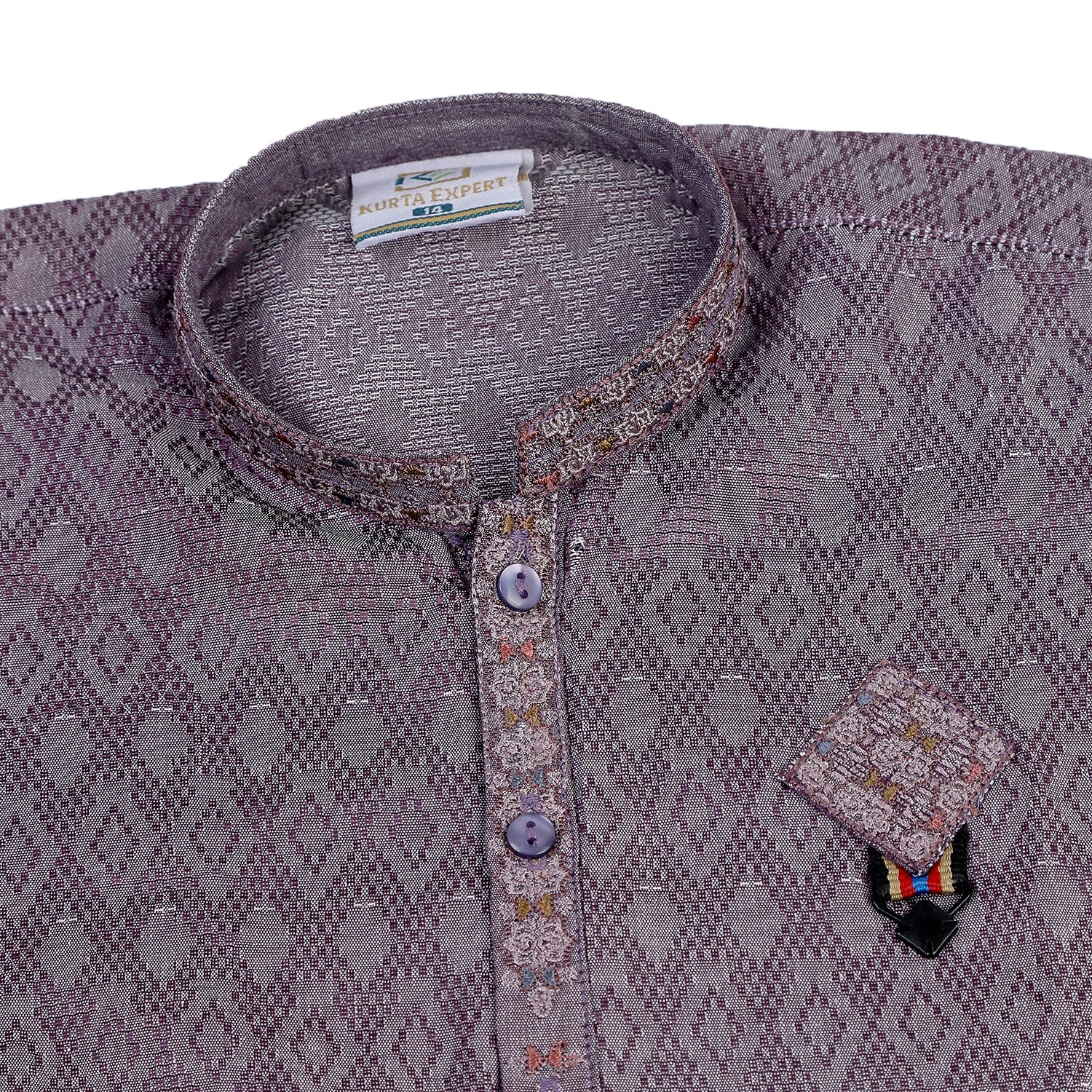 Boys Embroidered Shalwar Suit - Purple, Boys Shalwar Kameez, Chase Value, Chase Value