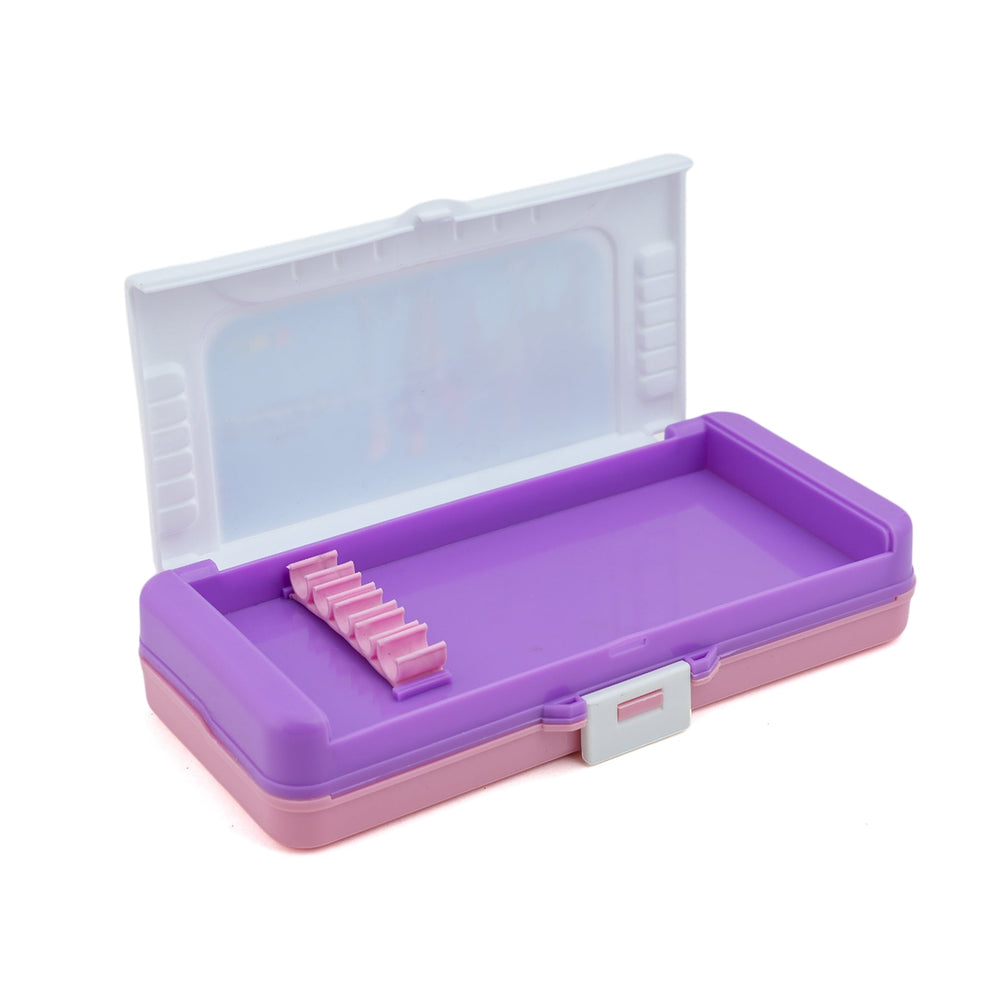 Pencil Box - Purple, Stationery Pouch & Box, Chase Value, Chase Value