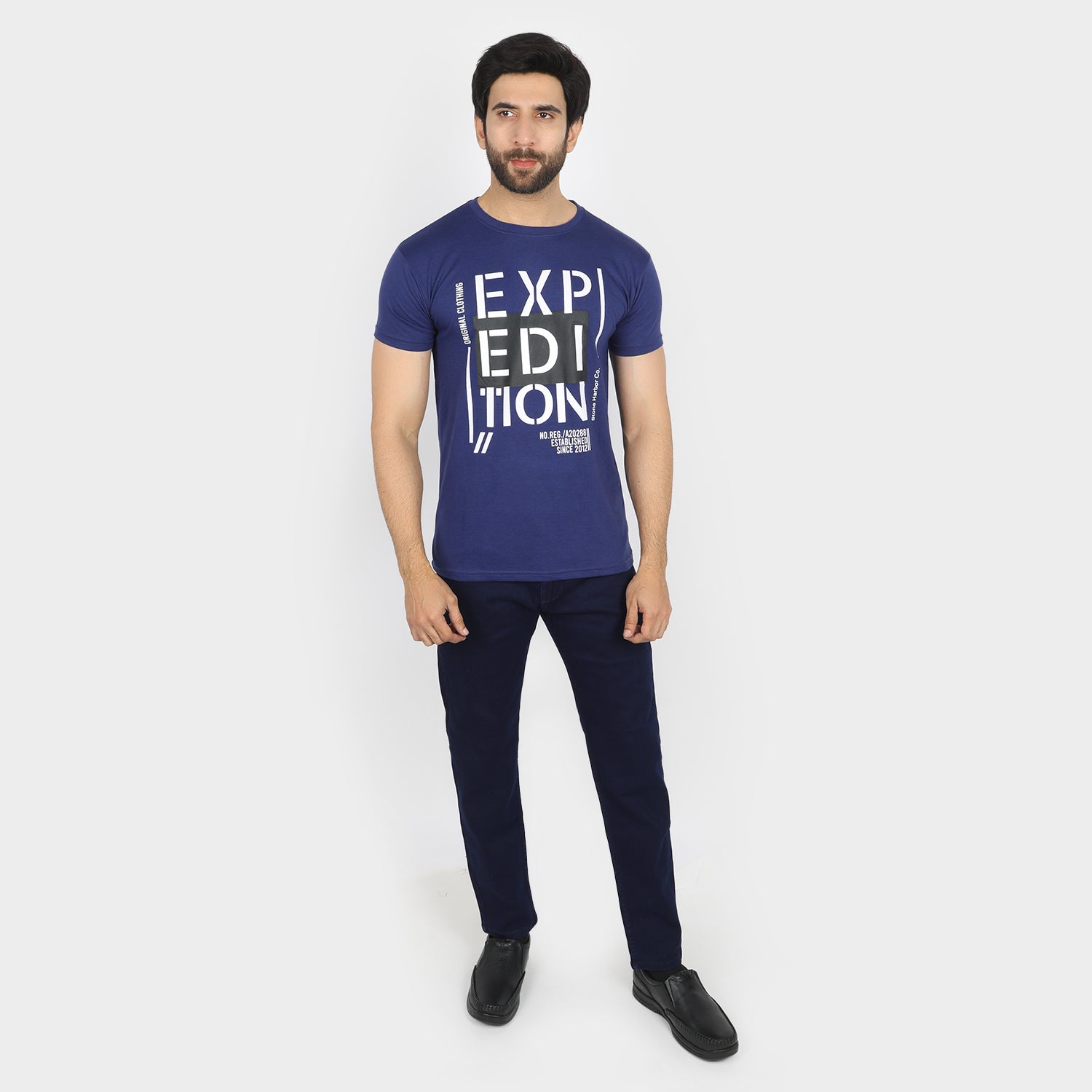 Men's Half Sleeves T-Shirt - Royal Blue, Men's T-Shirts & Polos, Chase Value, Chase Value