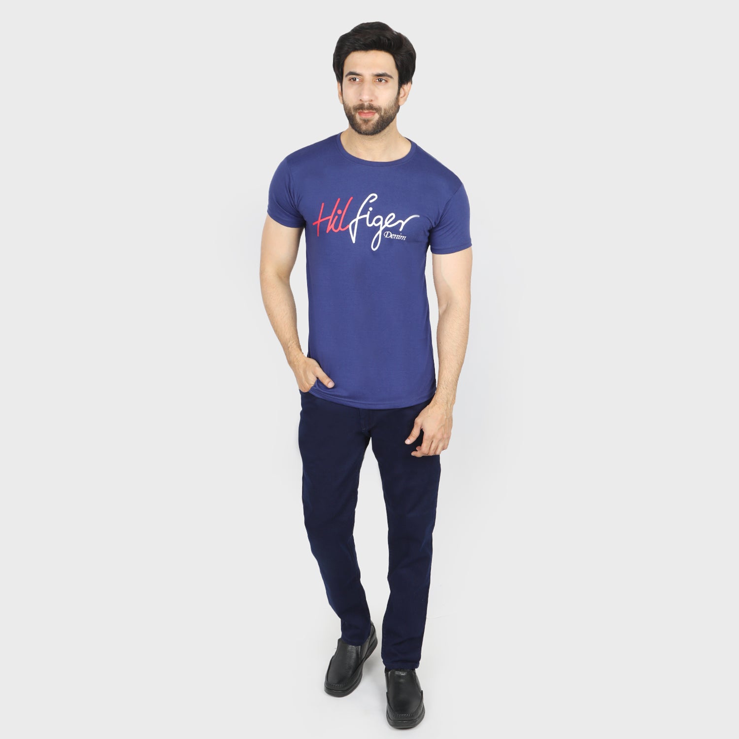 Men's Half Sleeves T-Shirt - Royal Blue, Men's T-Shirts & Polos, Chase Value, Chase Value