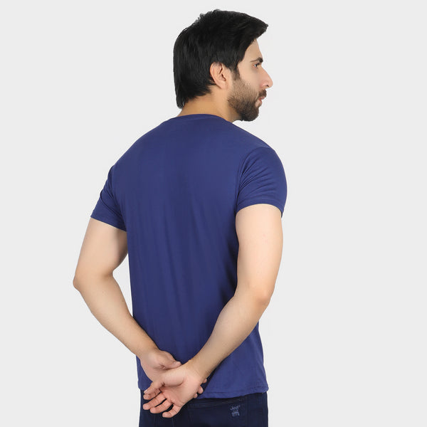 Men's Half Sleeves T-Shirt - Royal Blue