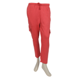 Women's Cargo Trouser - Red, Women Pants & Tights, Chase Value, Chase Value