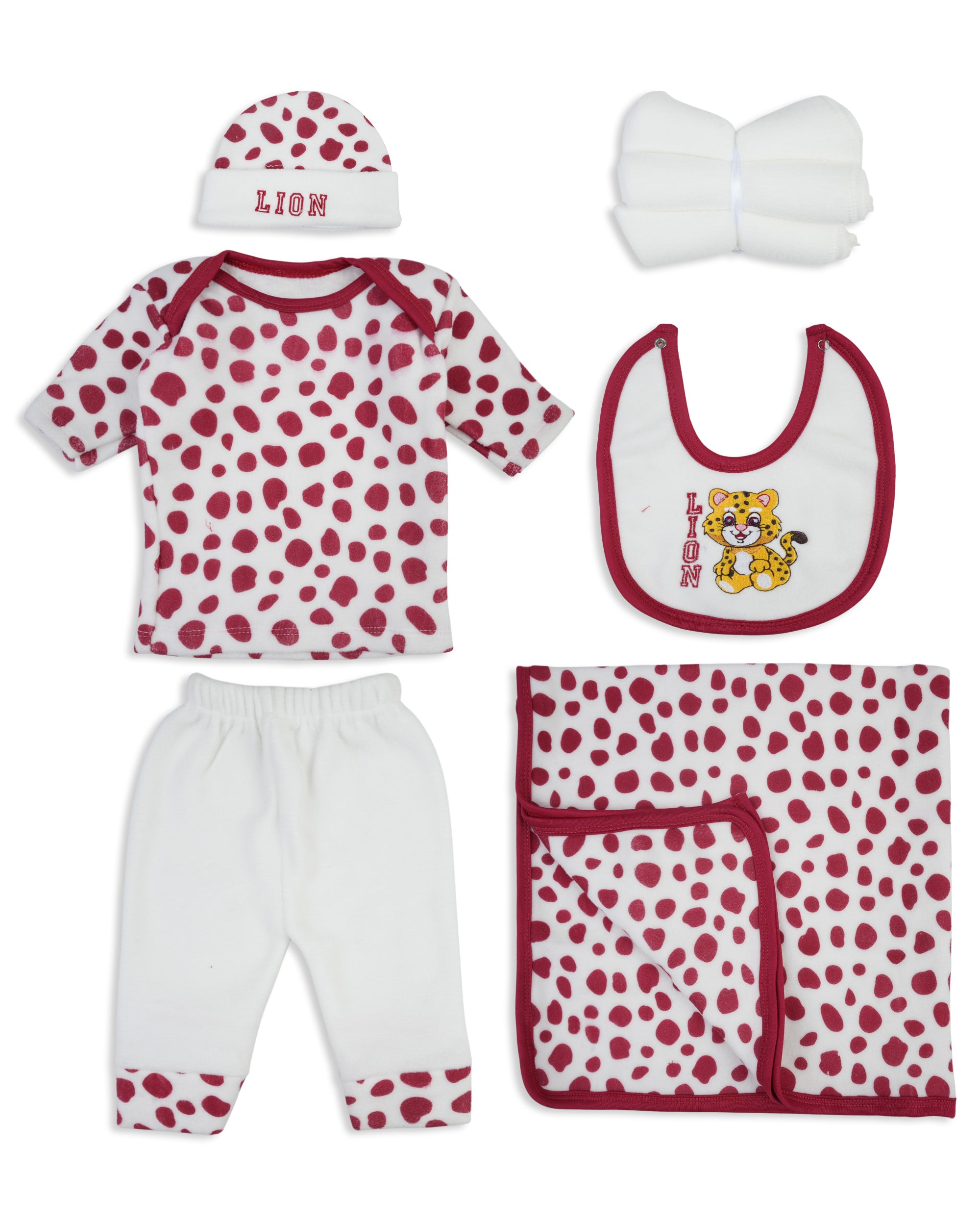 Newborn 9-Piece Hanger Set – Lion, Newborn Gift Set, Chase Value, Chase Value