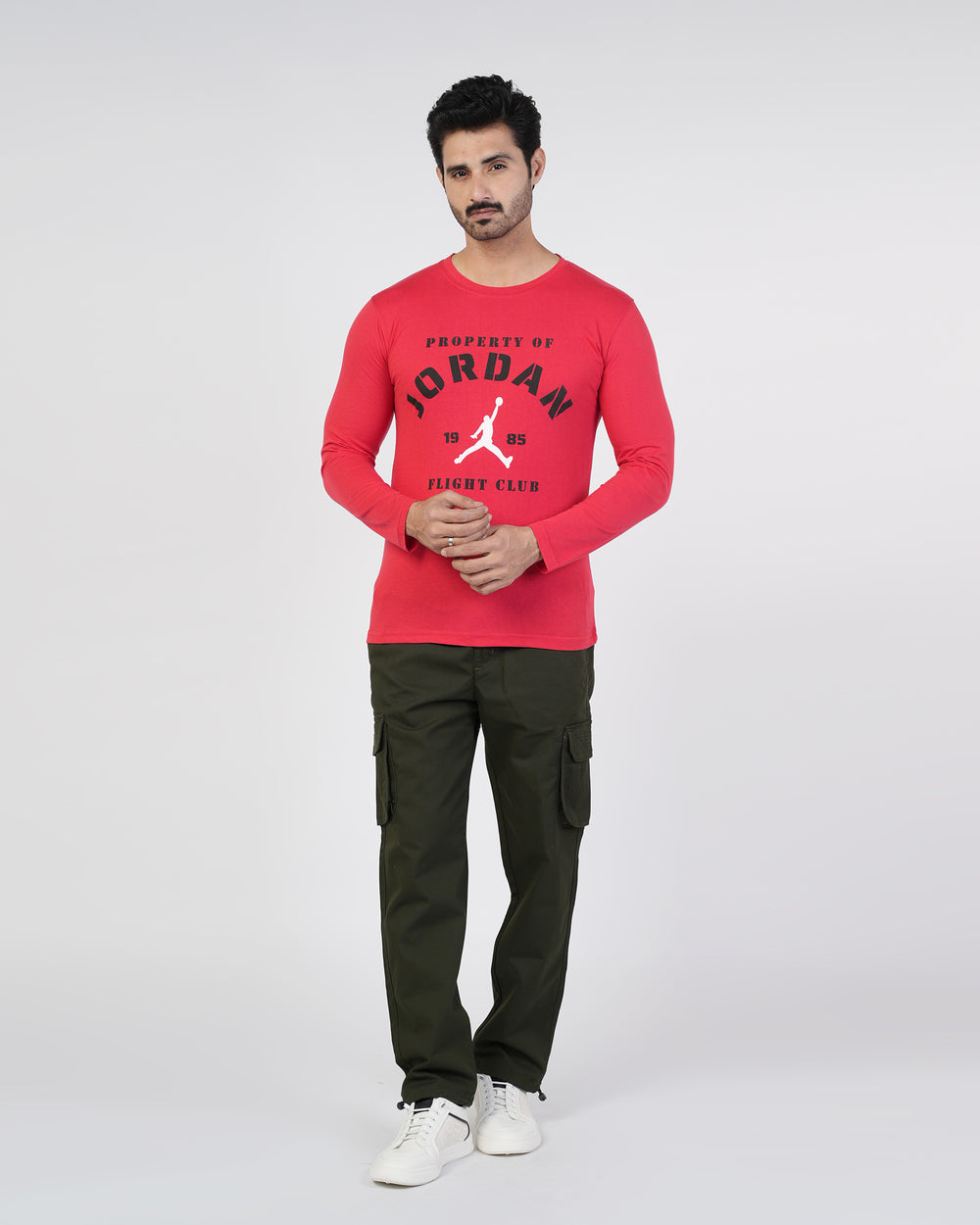 Men’s Printed Full Sleeves T-Shirt, Men's T-Shirts & Polos, Chase Value, Chase Value