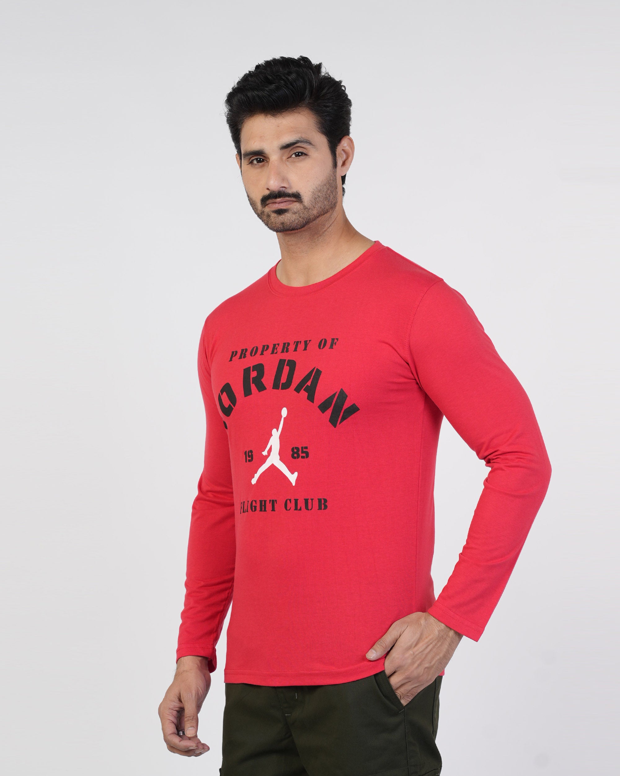 Men’s Printed Full Sleeves T-Shirt, Men's T-Shirts & Polos, Chase Value, Chase Value