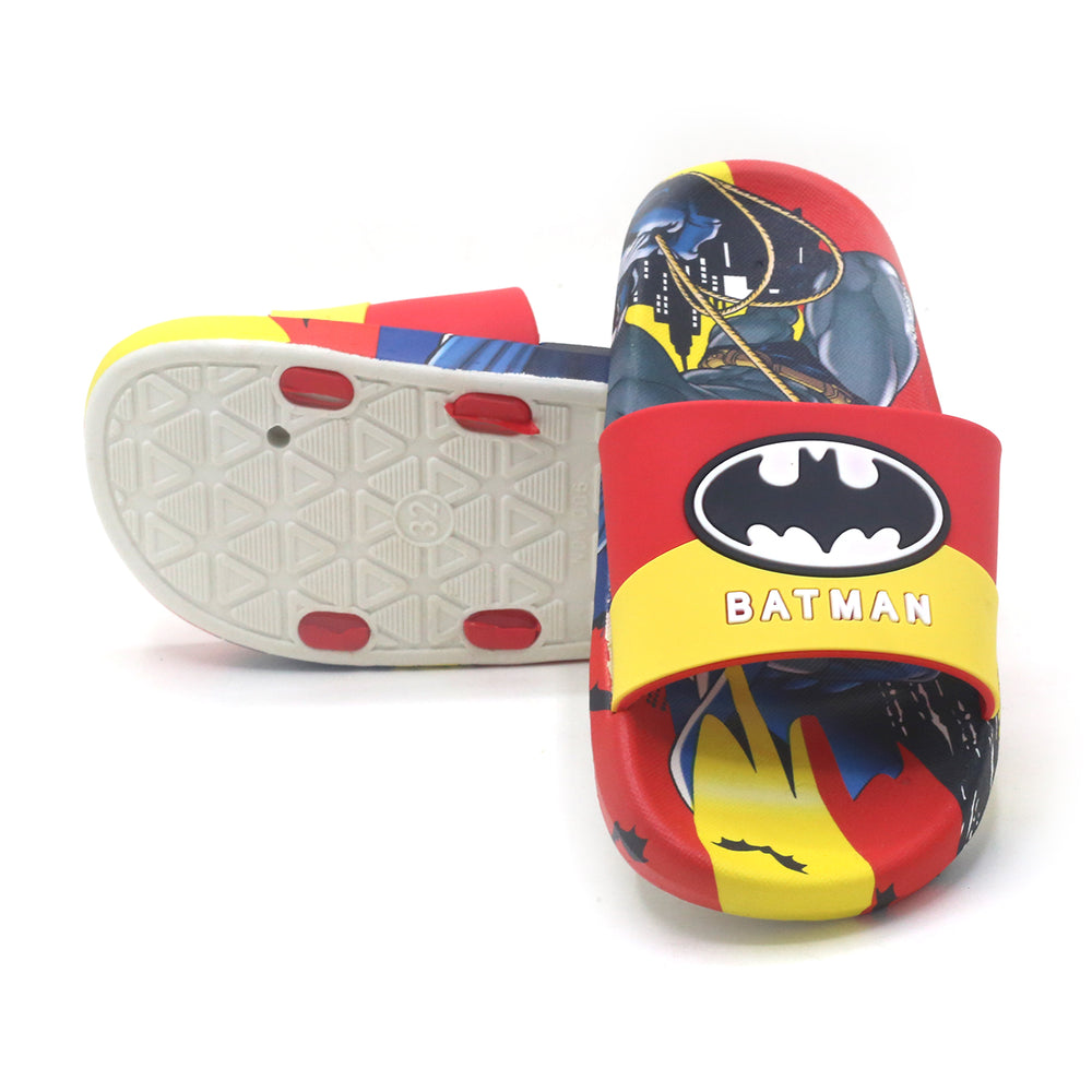 Boys Slider - Red, Boys Slippers, Chase Value, Chase Value
