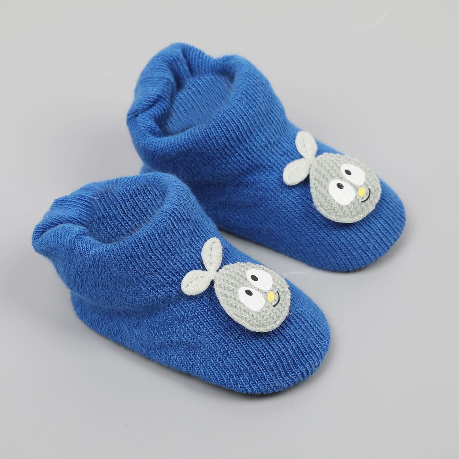 Newborn Card Booties - Royal Blue, Newborn Caps, Shoes & Socks, Chase Value, Chase Value