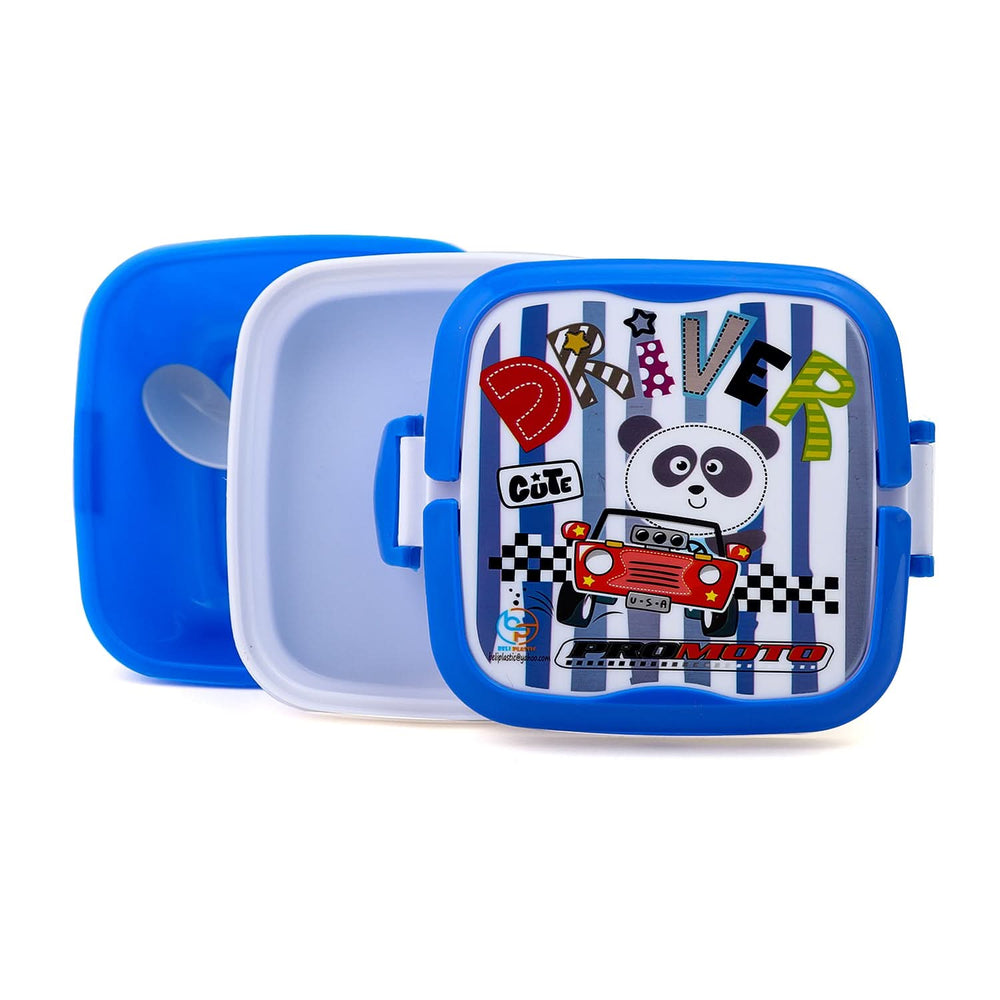 Cartoon Character Square Shape Lunch Box For Kids, Tiffin Boxes & Bottles, Chase Value, Chase Value