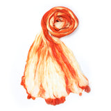 Women's Chiffon Tie & Day Dupatta - Rust, Women Dupatta, Chase Value, Chase Value
