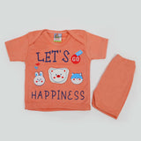 Newborn Boys Half Sleeves Suit - Rust, Newborn Boys Sets & Suits, Chase Value, Chase Value