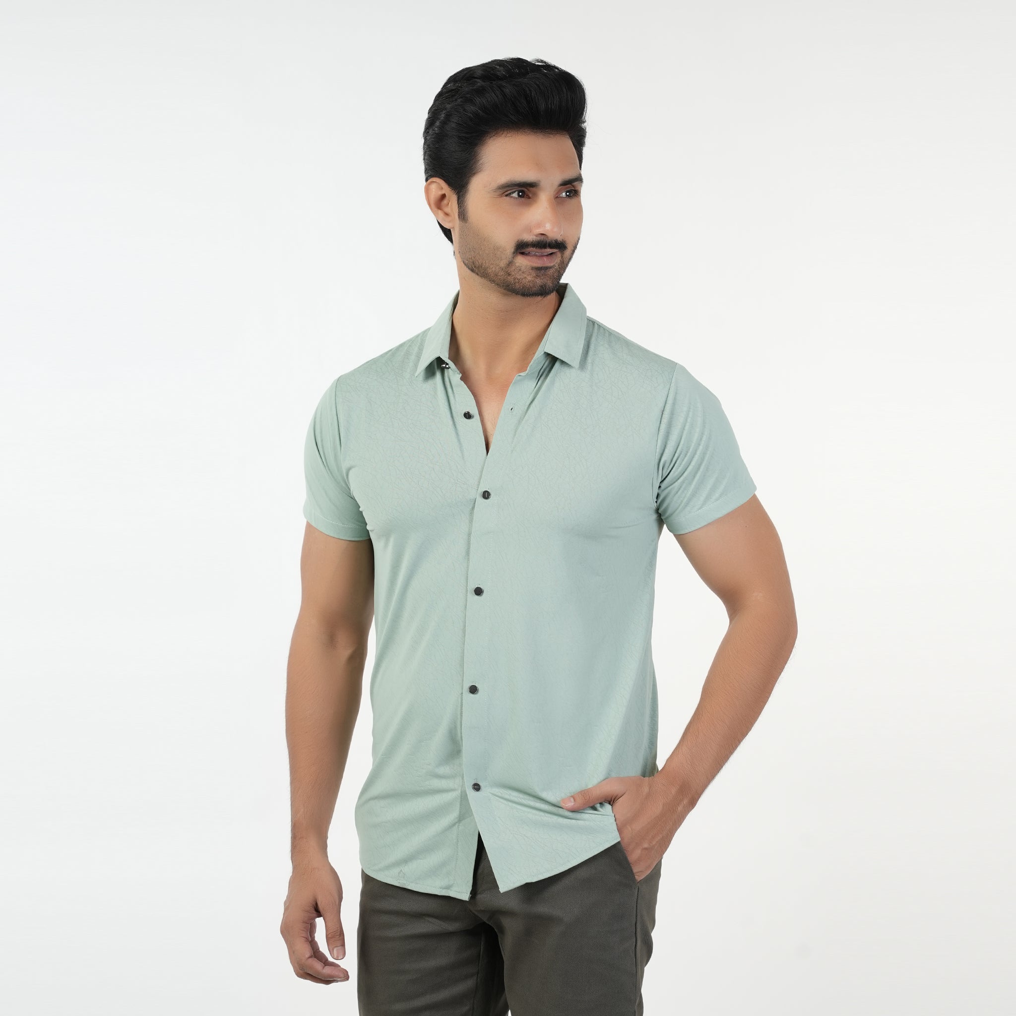 Men's Half Sleeves Front Open Polo T-Shirt, Men's T-Shirts & Polos, Chase Value, Chase Value