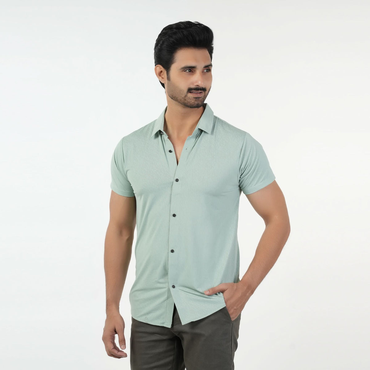 Men's Half Sleeves Front Open Polo T-Shirt, Men's T-Shirts & Polos, Chase Value, Chase Value